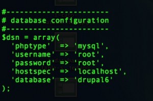 Configure Cato's database settings